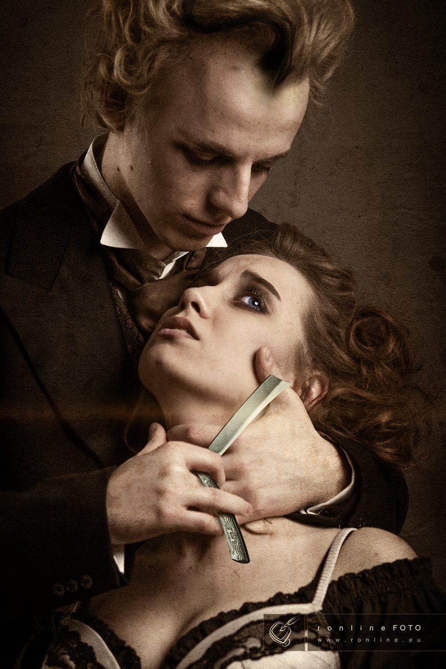 Der Fotograf in Aachen portraitiert auch Sweeney Todd und Mrs. Lovett