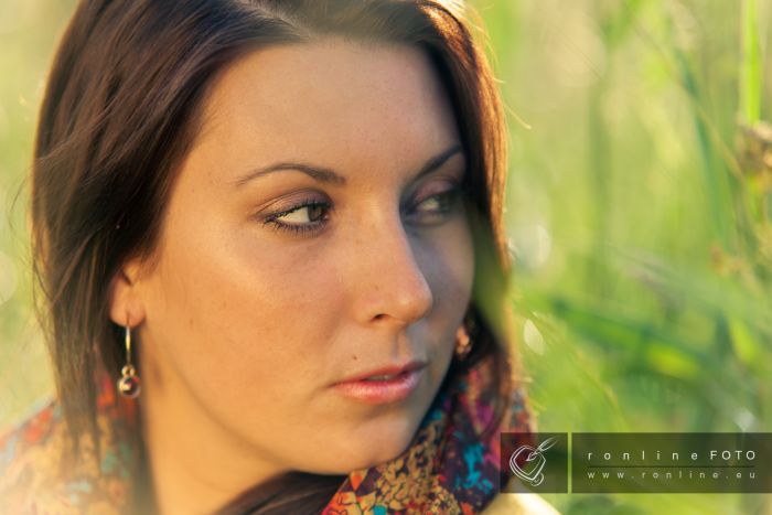 Portrait bevor der Tag beginnt Outdoorshooting
