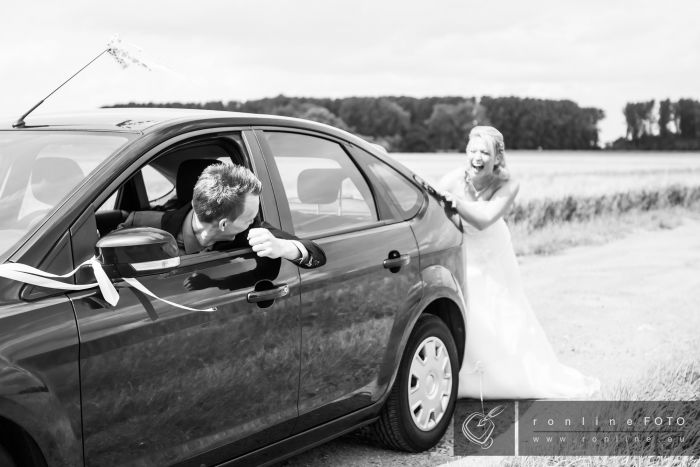 Mit Laura und David in Worringen unterwegs für die Reportage ihres schönsten Tages. Laura und David