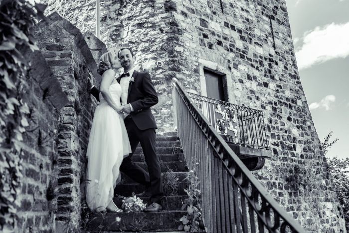 Cordu und Georg auf Burg Frankenberg